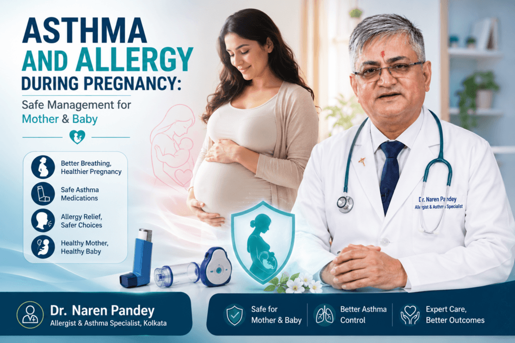 Asthma and allergy management during pregnancy by Dr. Naren Pandey in Kolkata